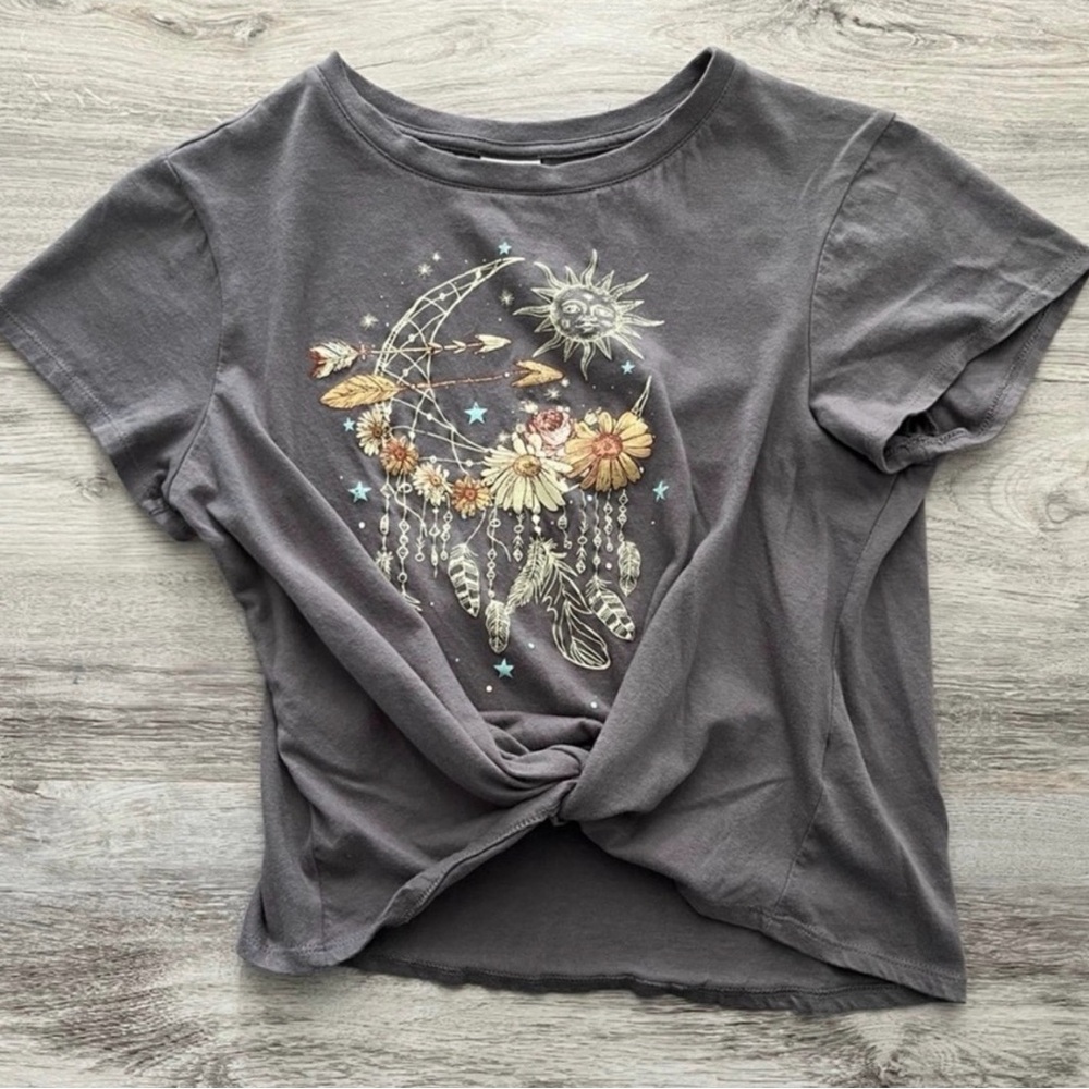{Belle Du Jour} Knot Front Tee